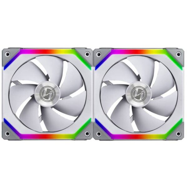 LIAN LI UNI Fan SL140 Double White ARGB PWM 140mm Fan with Controller Price in Pakistan Galaxy.pk 1