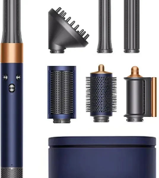 dyson airwrap complete long hs05 volumise prussian blue