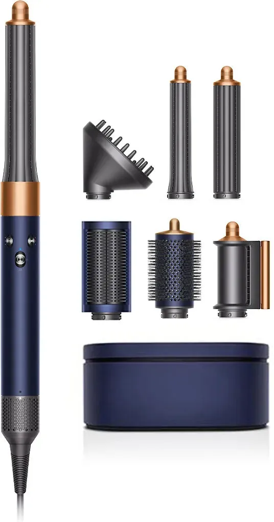 dyson airwrap complete long hs05 volumise prussian blue